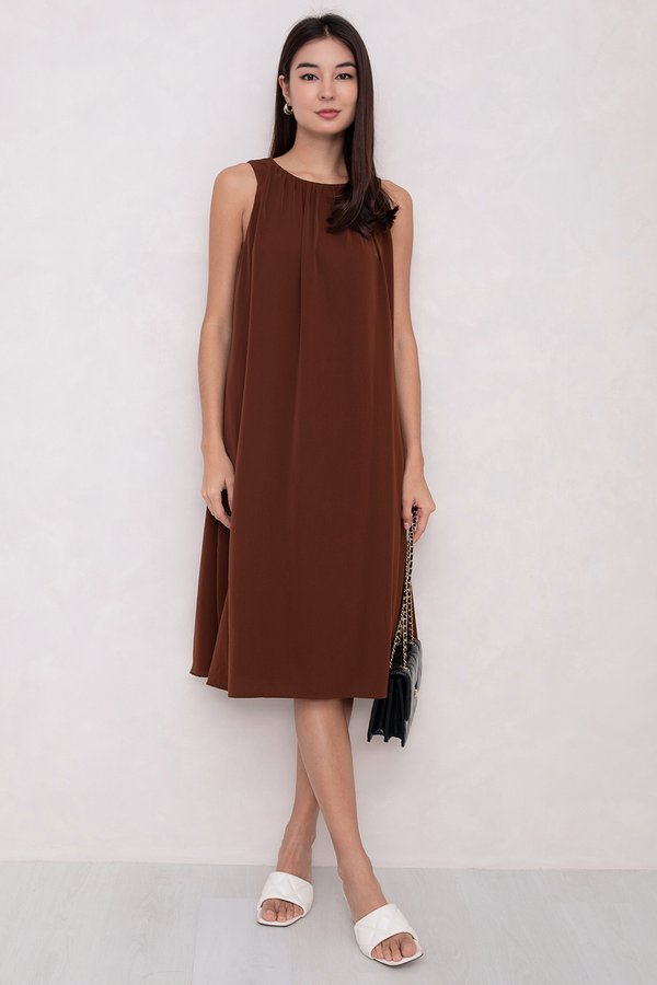 Karina Dress Brown