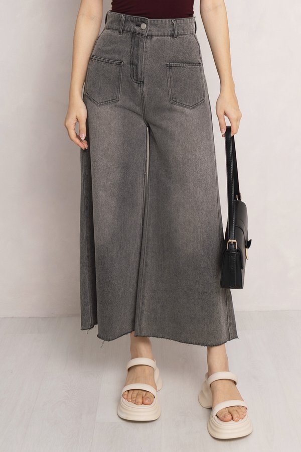 Gavin Duo Pockets Denim Jeans Grey Acid