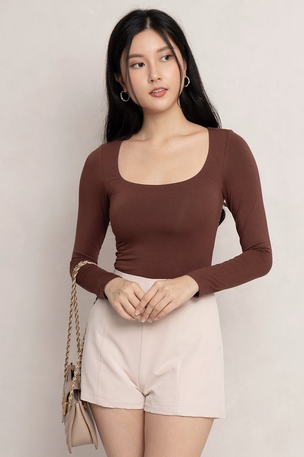 Shan Padded Top Chocolate *MM*
