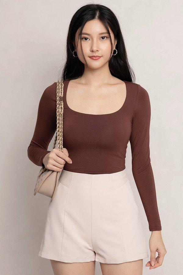 Shan Padded Top Chocolate *MM*