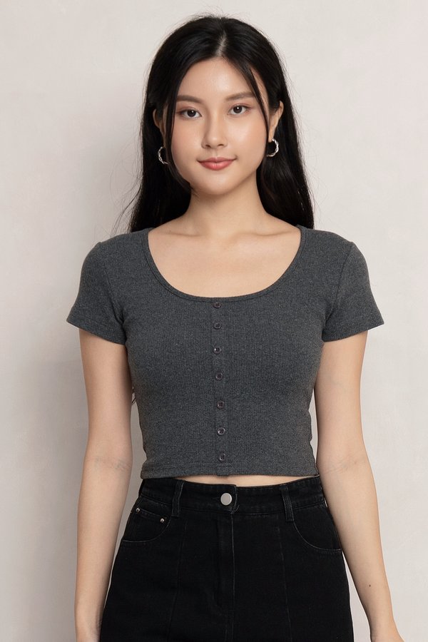 Marisa Top Dark Grey
