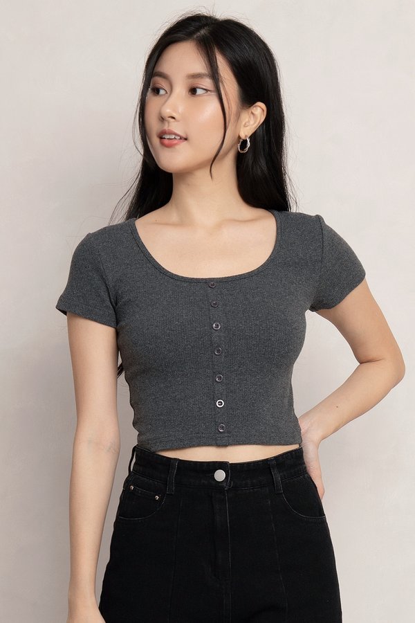 Marisa Top Dark Grey