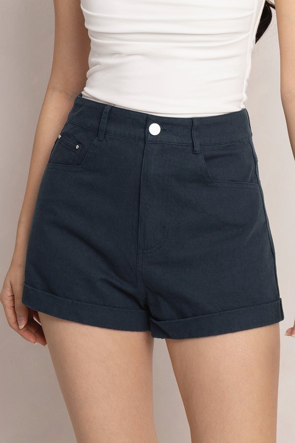 Sorah Denim Shorts Navy
