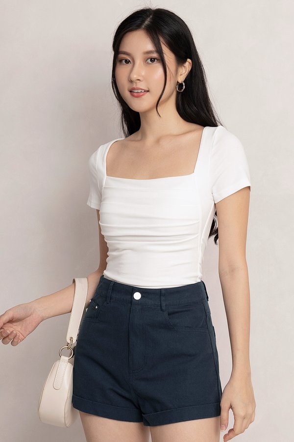 Nerissa Padded Top White *PLUSH*