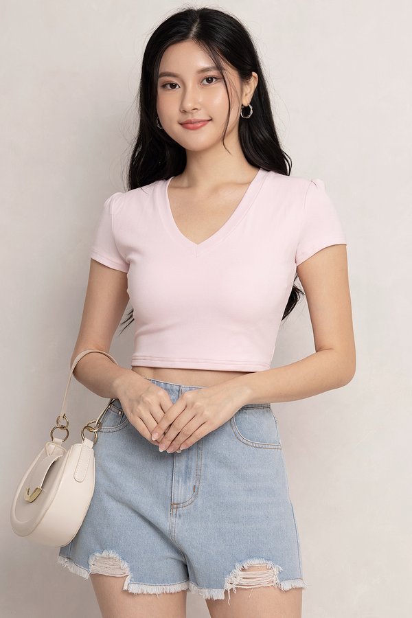 Willa Denim Shorts Light Wash