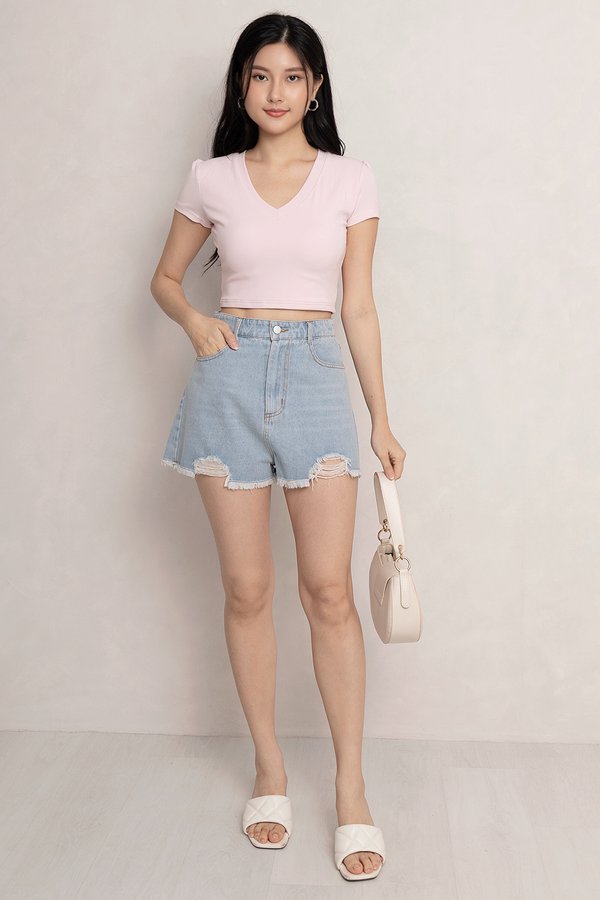Caprice Padded Top Baby Pink *PLUSH*