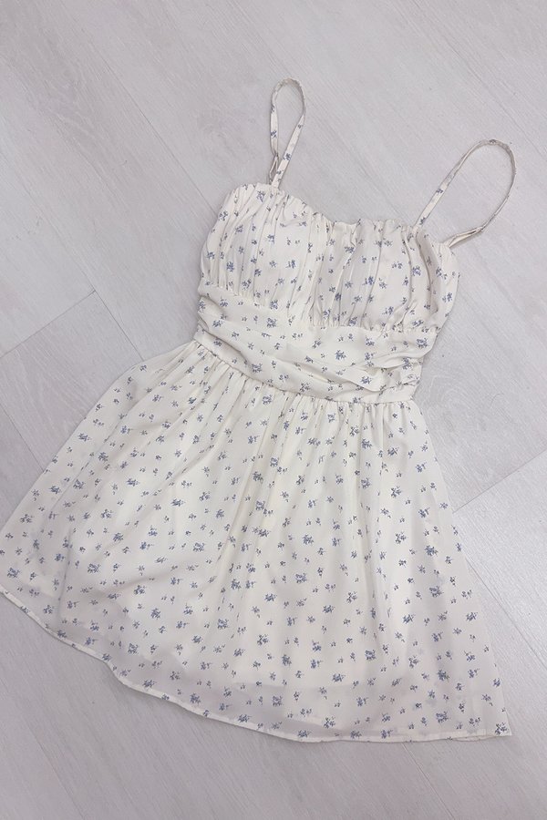 Jeanette Dress Romper White Floral