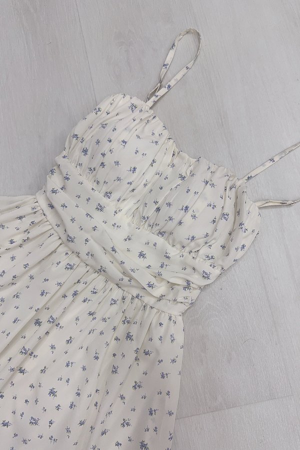Jeanette Dress Romper White Floral