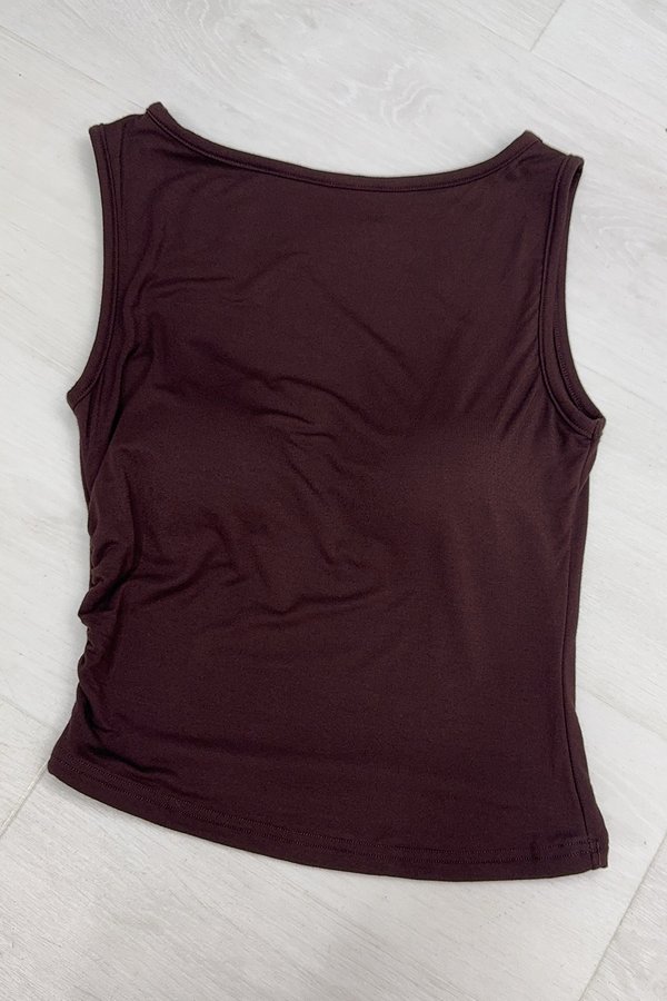 Aria Padded Top Dark Cocoa *MM*