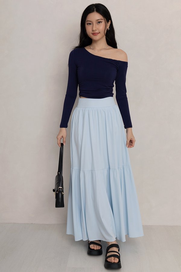 Bianca Tier Skirt Baby Blue