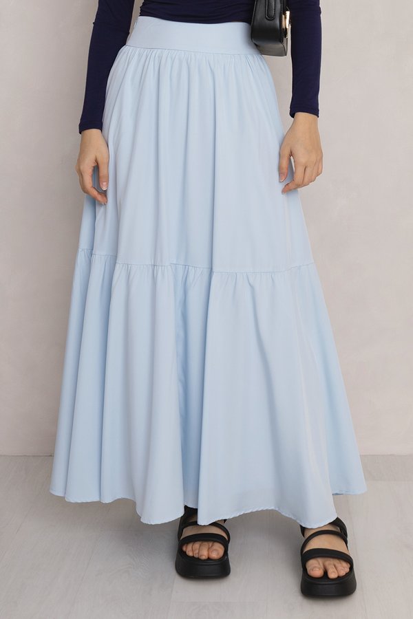 Bianca Tier Skirt Baby Blue