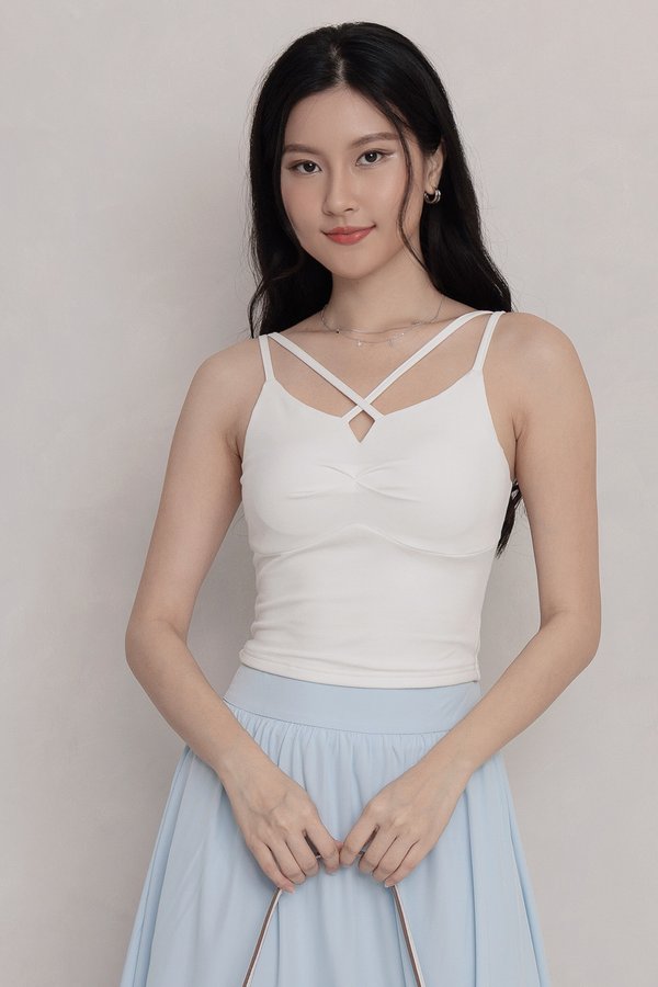 Mandy Padded Top White *PLUSH*