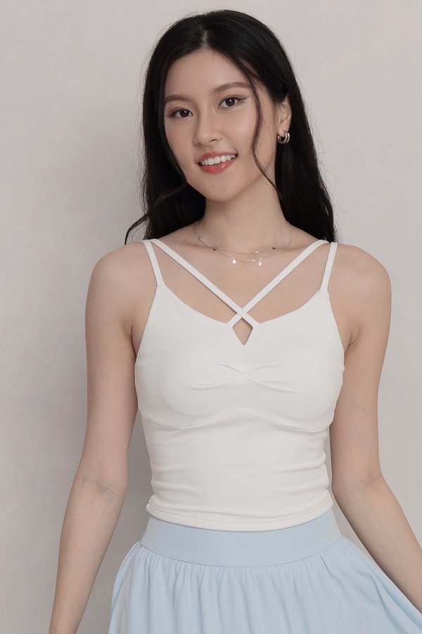 Mandy Padded Top White *PLUSH*