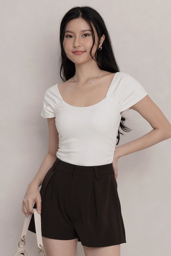 Lena Shorts Dark Chocolate