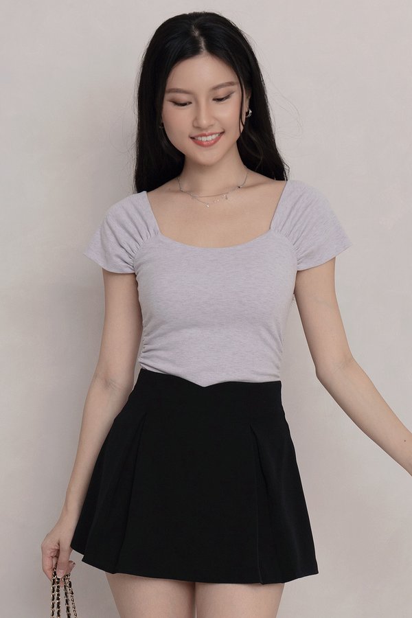 Elena Padded Top Textured Lilac *PLUSH*