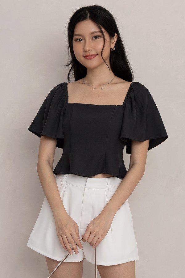 Angelica Top Dark Grey
