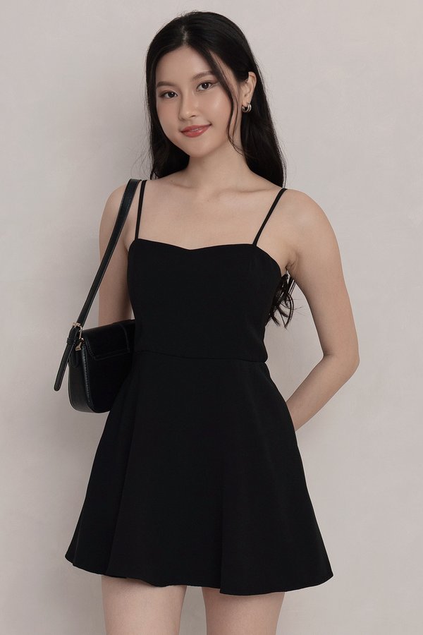 Shirlee Dress Romper Black