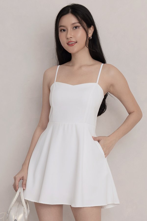 Shirlee Dress Romper White
