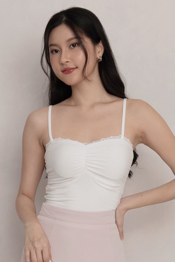 Annabelle Padded Top White *MM*