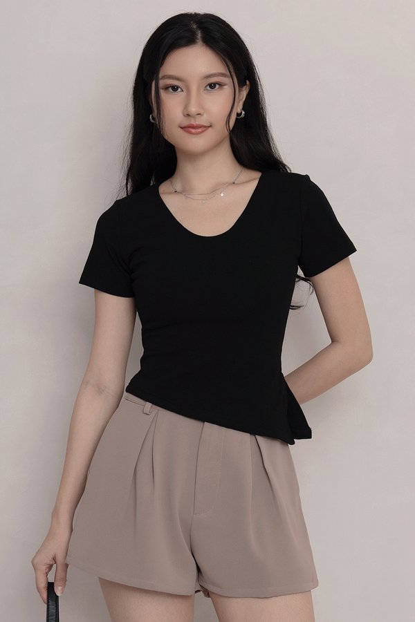 Victoria Padded Top Black *PLUSH*