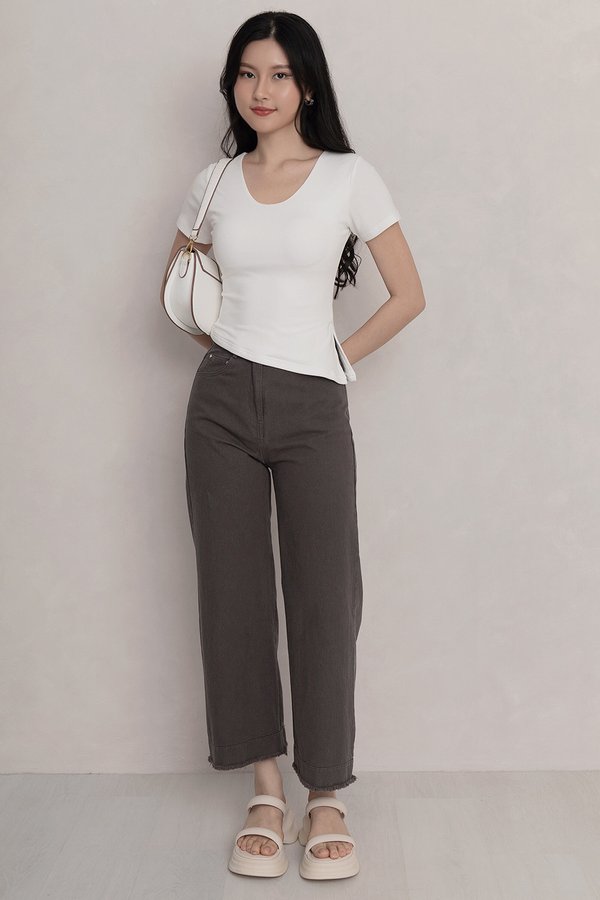 Victoria Padded Top White *PLUSH*