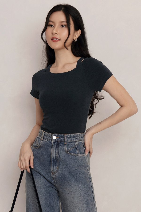 Mirabel Padded Top Forest *PLUSH*