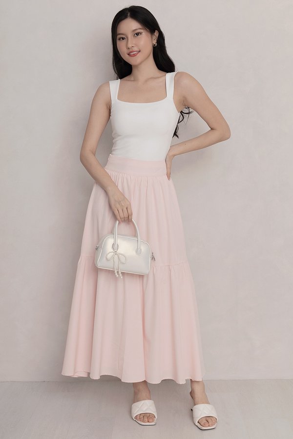 Brie Tier Skirt Baby Pink