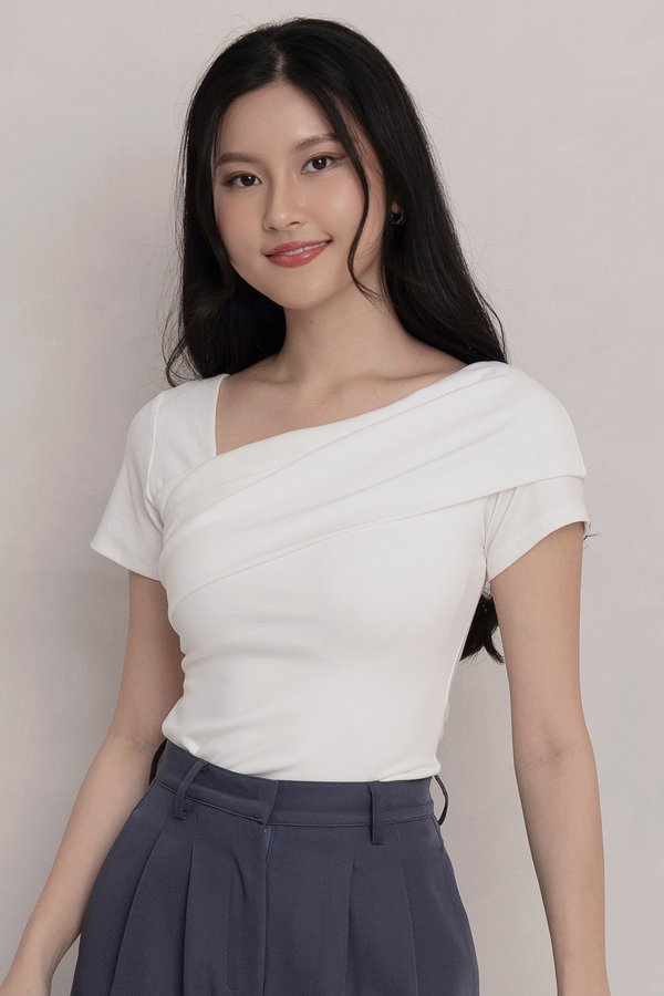 Jordyn Padded Top White *PLUSH*