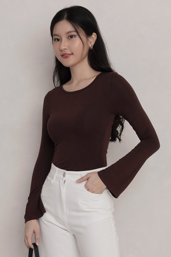 Beverly Padded Top Dark Cocoa *MM*
