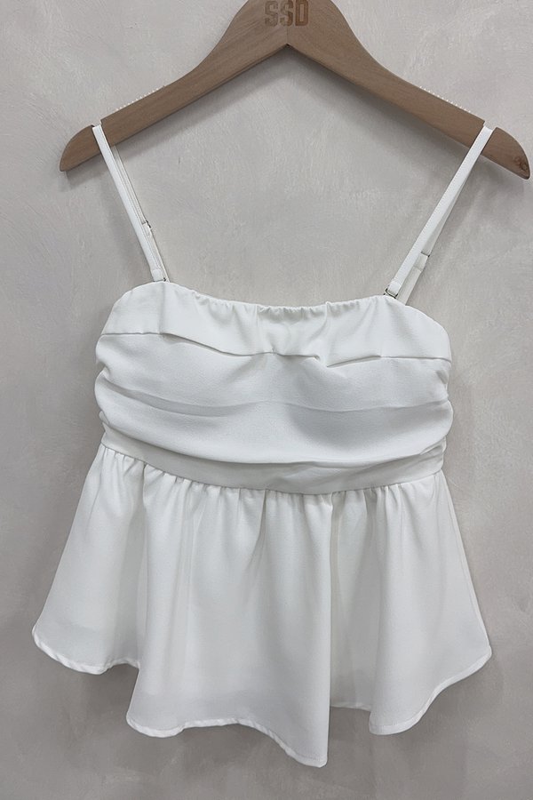 Dessa Padded Top White