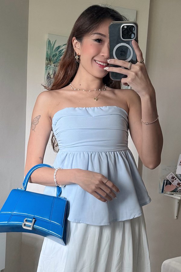 Dessa Padded Top Sky Blue