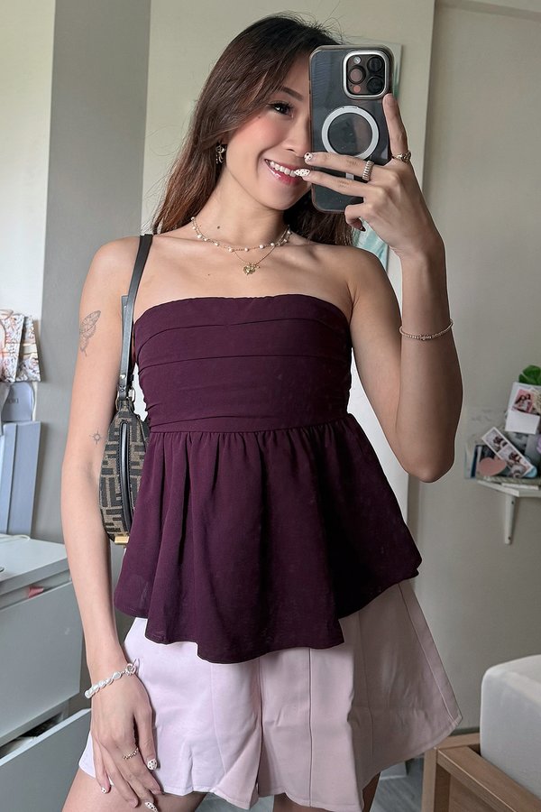 Dessa Padded Top Burgundy