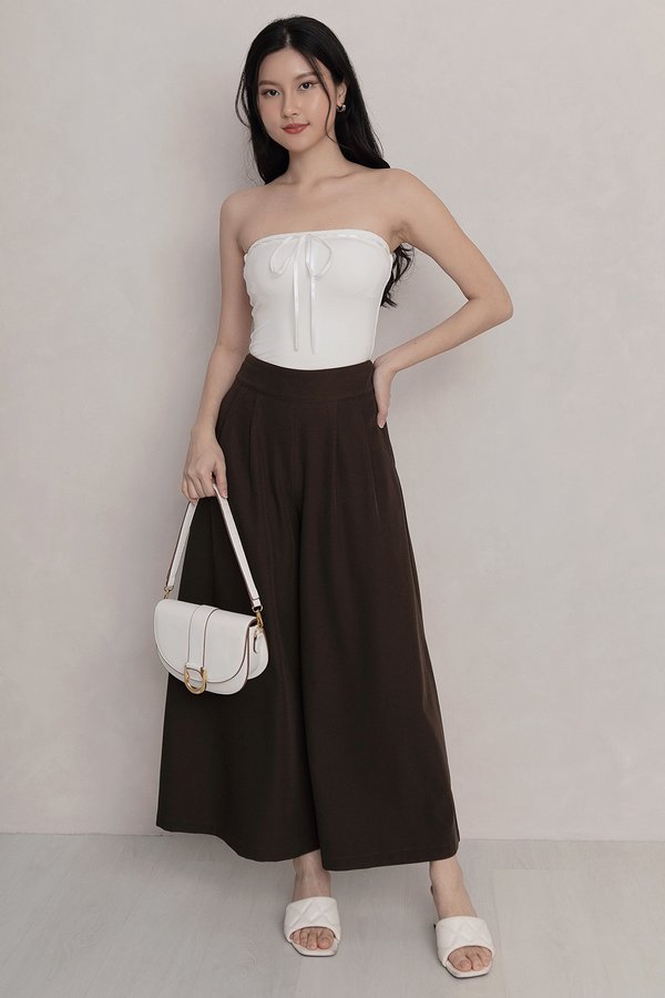 Cleeo Culottes Brown Olive
