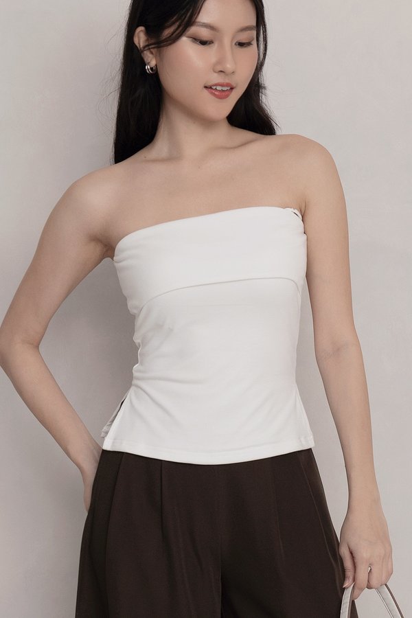 Mila Padded Top White *PLUSH*