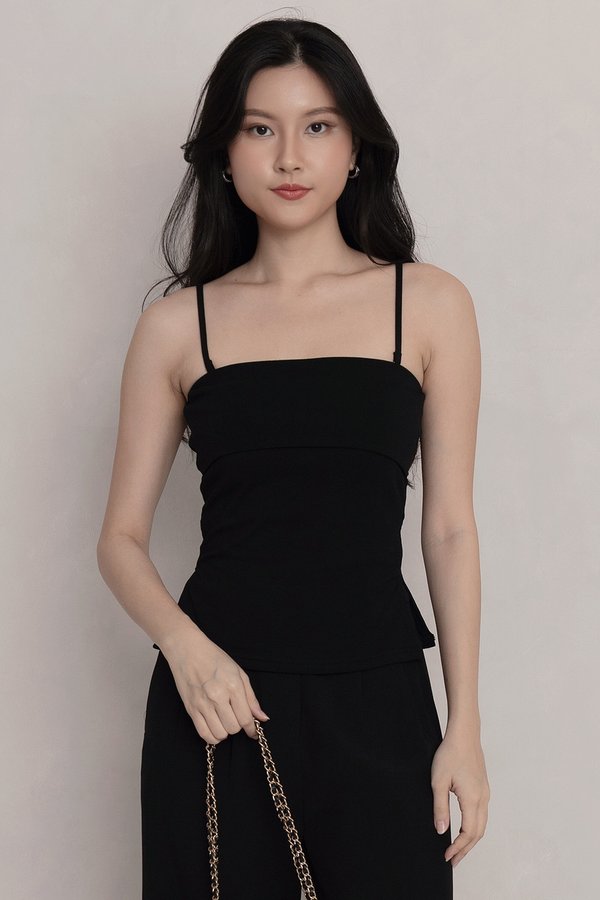 Mila Padded Top Black *PLUSH*