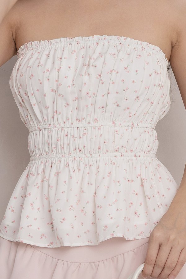 Peli Top White Floral