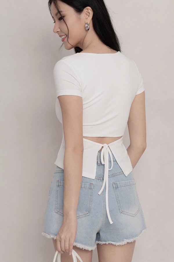 Zenya Padded Top White *PLUSH*