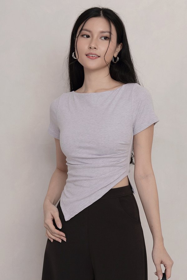 Sandra Padded Top Textured Lilac *PLUSH*