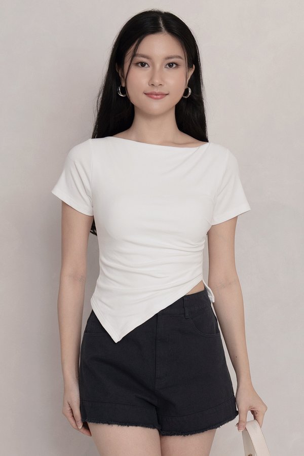 Sandra Padded Top White *PLUSH*