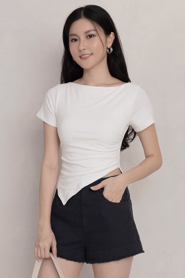 Sandra Padded Top White *PLUSH*