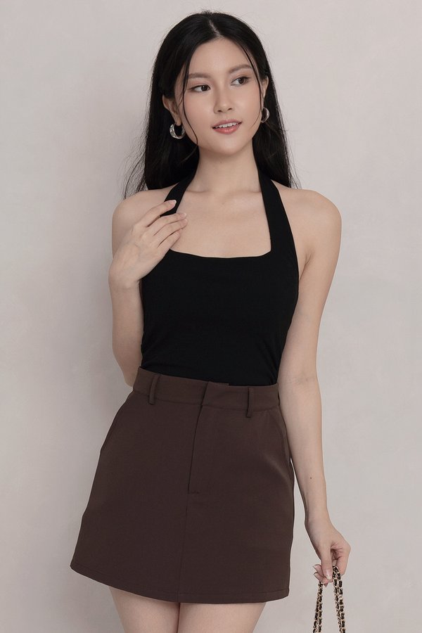 Azura Padded Top Black *PLUSH*