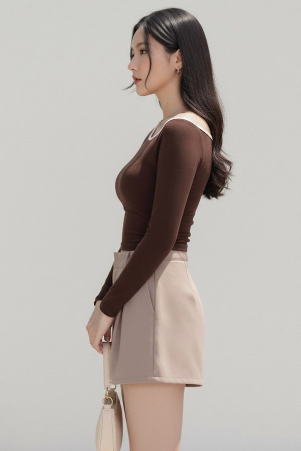 Rochelle Padded Top Dark Cocoa *MM*