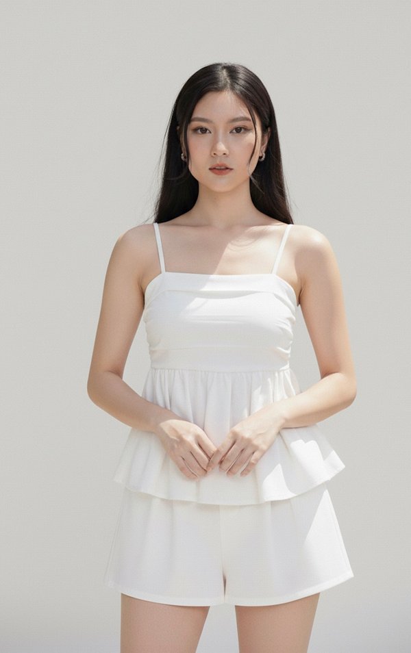 Dessa Padded Top White