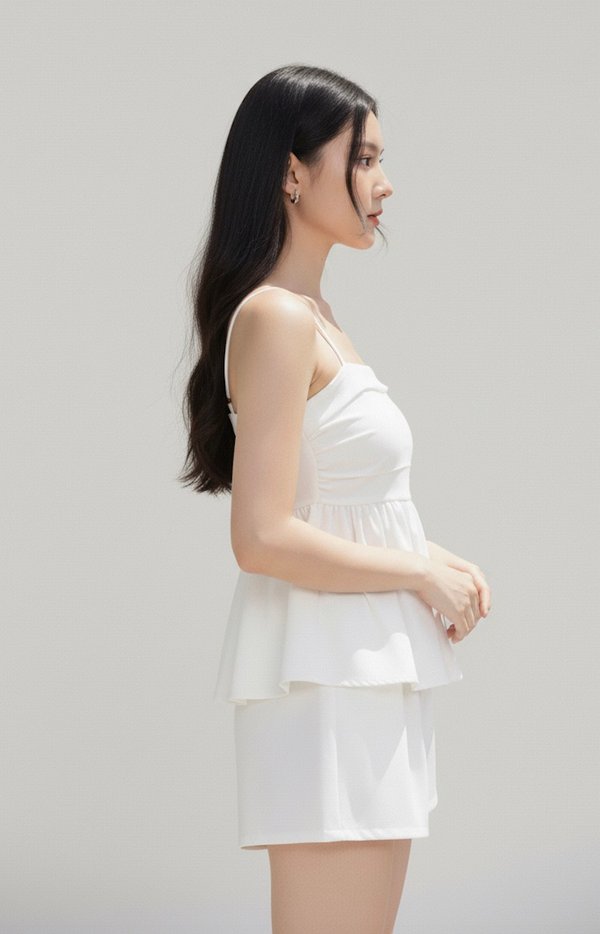 Dessa Padded Top White