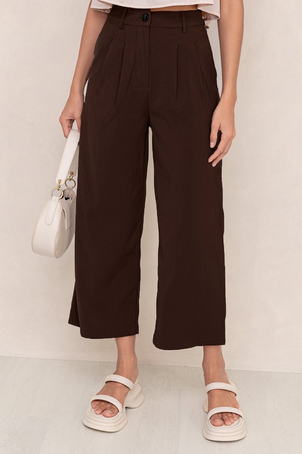 Kassidi Culottes Dark Brown