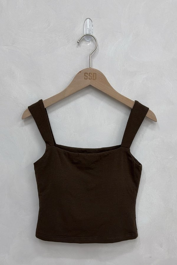 Uma Padded Top Dark Cocoa *PLUSH*