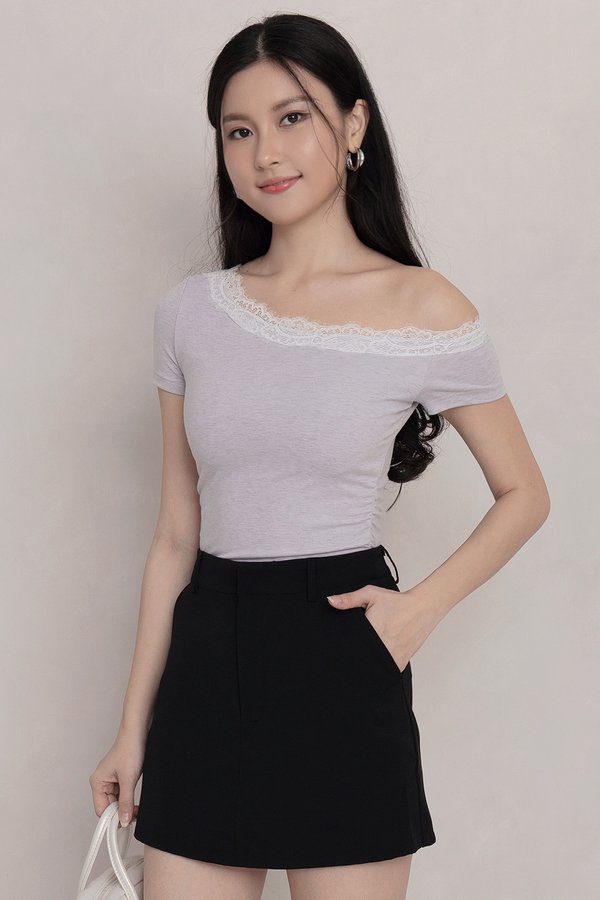 Jayleen Padded Top Textured Lilac *PLUSH*