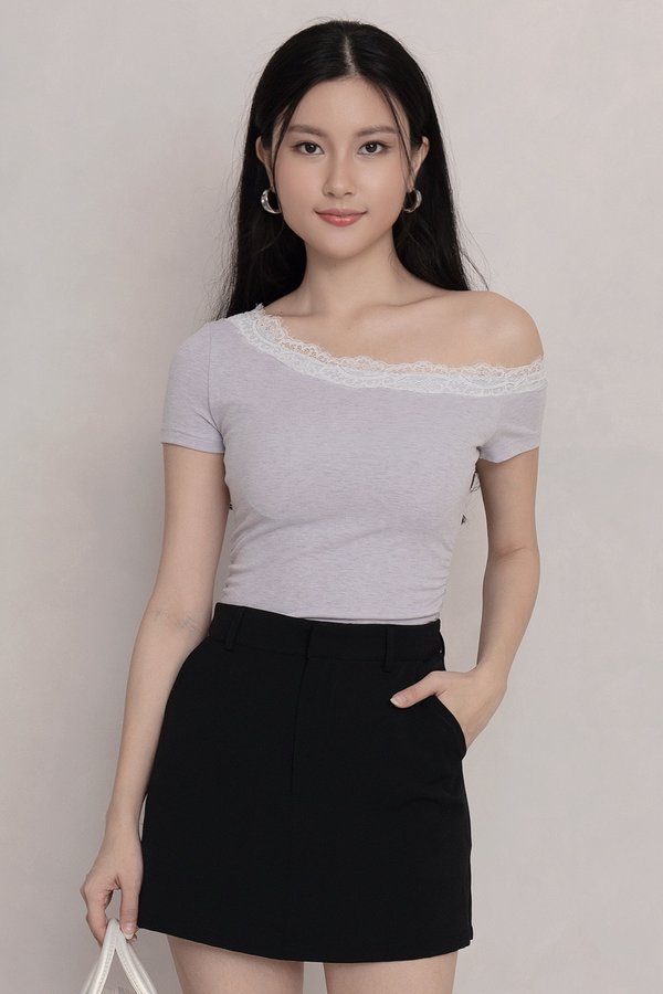 Jayleen Padded Top Textured Lilac *PLUSH*
