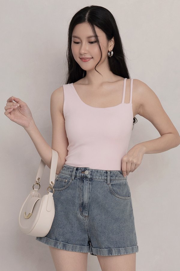 Etta Denim Shorts Stone Wash