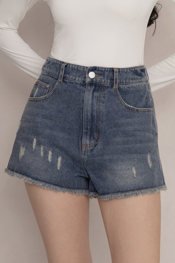 Journi Denim Shorts Stone Wash